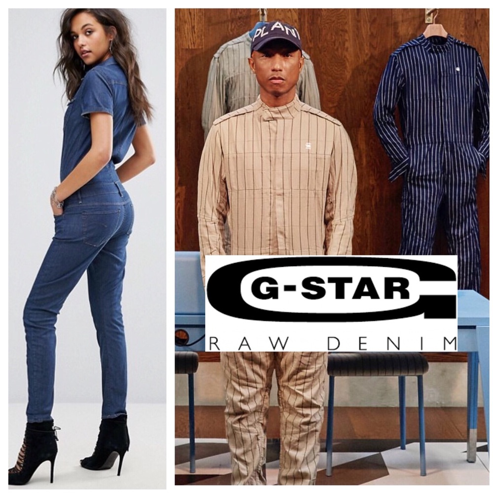 NWOT G-STAR Raw Denim Jumpsuit LIMITED Edition